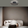 Sterowany pilotem plafon PURE E-LOOP czarny 6552-18 1xLED 33W 2700-5000K ze zmienną barwą