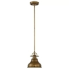 Retro lampa wisząca QZ-EMERY-P-S-WS do kuchni mosiądz