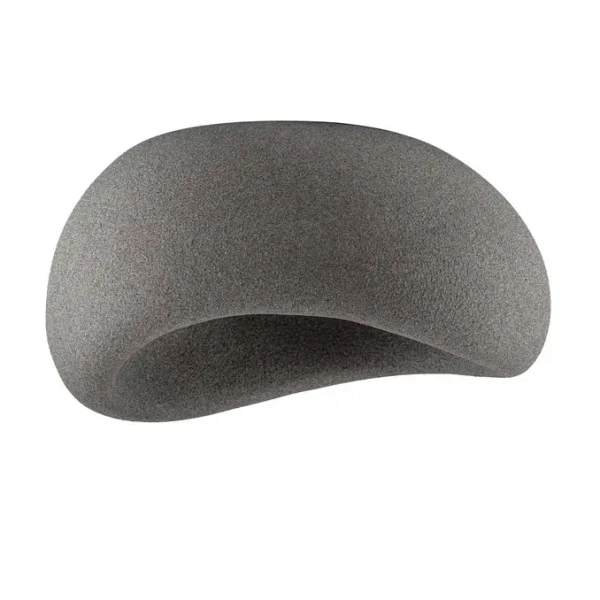 Plafon sufitowy kopuła PALINZA LE45330 z żywicy do salonu szara