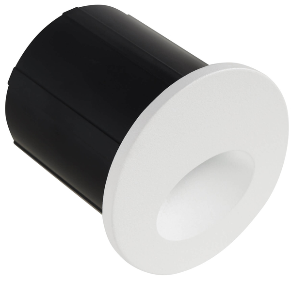 Lampa schodowa wpuszczana LED 3W 3000K IP54 białe okrągłe Bil OUTLET