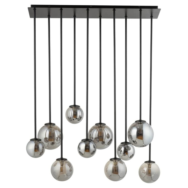 Wisząca lampa molekuły Tulia 33490 Sigma kule balls szklana szara