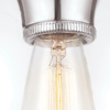 Sufitowa lampa kula Tabby FE-TABBY-F-PN szklana nikiel przezroczysta