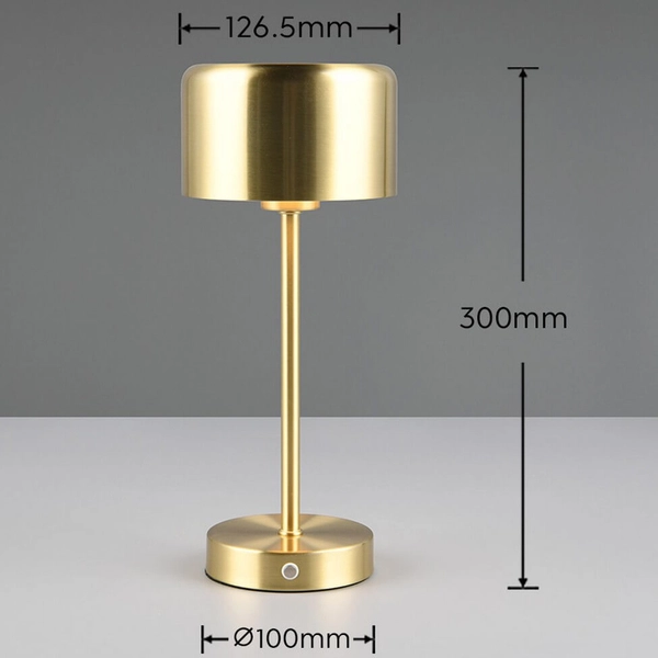 Lampka nocna dotykowa Jeff R59151108 LED 1W 3000K złoty mat