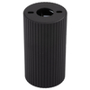 Lampa natynkowa do sypialni Tune 10022 sopel rurka tuba czarna