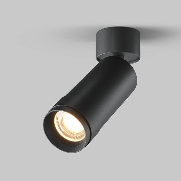 Ledowa lampa sufitowa Focus C055CL-L12W3K-Z-B Maytoni LED 12W 3000K czarna