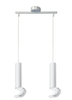 Lampa wisząca tuba 32-78636 Candellux do jadalni metalowa biała