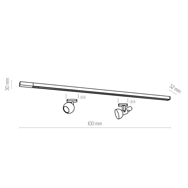 Złącze trójobwodowe Tracer 3602 TK Lighting do szynoprzewodu listwa biała