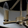 Antyczna LAMPA wisząca VENERA H260-03-N Maytoni abażurowa OPRAWA metalowy zwis złoty
