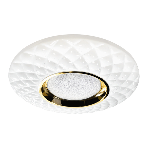 Sufitowa lampa glamour Tokyo pokojowa LED 48W pilot złota
