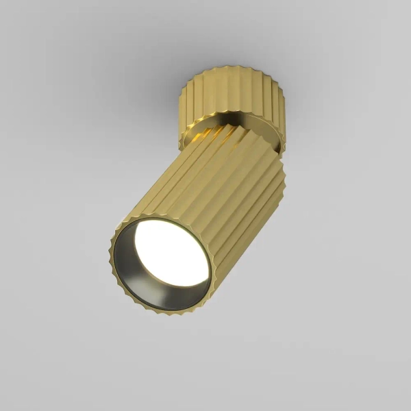Regulowana lampa sufitowa Calipso C108CL-01-GU10-BS tubka mosiądz