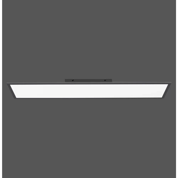 Prostokątny plafon pokojowy Flat LED 24W ściemnialny czarny