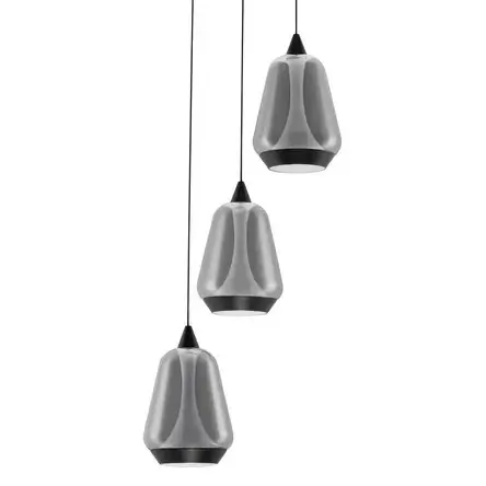 Potrójna lampa wisząca RORIZNO LE45110 LED 24W 3000K czarna