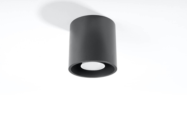 LAMPA sufitowa SL.0568 metalowa OPRAWA downlight natynkowa tuba spot grafitowy