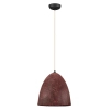 Nowoczesna lampa sufitowa TALVORA LE45312 do salonu czerwony
