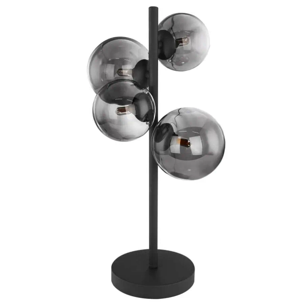 Biurkowa lampka Riha 56133-4T LED 3,5W 3000K do gabinetu czarna grafitowa