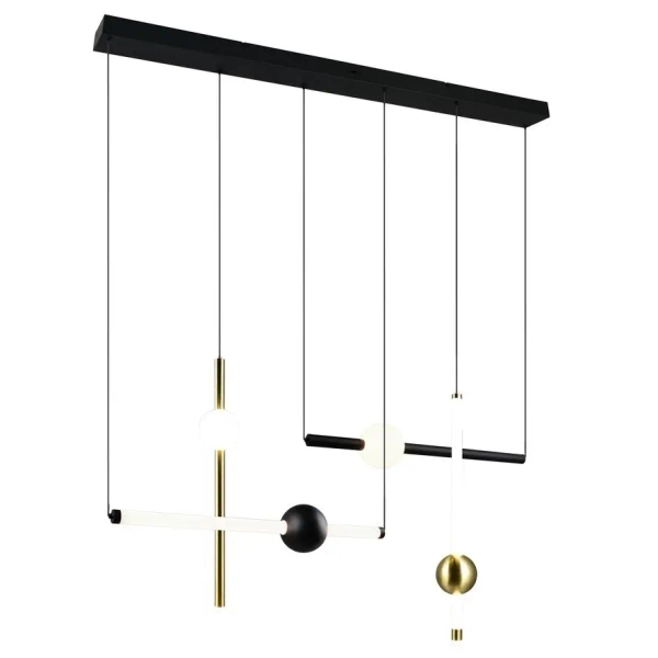 Designerska lampa wisząca Melita 331510680 LED 21W 2300-4000K czarny złoty