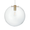 Kulista lampa wisząca Tonda ST-8722P-XL gold Step zwis przezroczysta