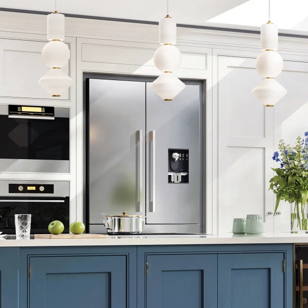 Wisząca lampa Bijou ALM-BIJOU-P3-GD LED 20W 3000K złota biała