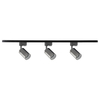 1-fazowy zestaw szynowy sufitowy SMOKY 328212 regulowany czarny
