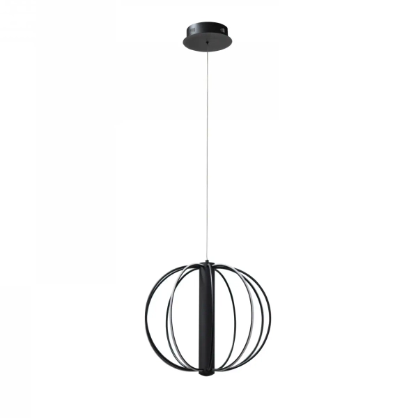 Druciana lampa wisząca do salonu CAMELIA LED 41W 3000K AZ6779 różowa złota aluminiowa