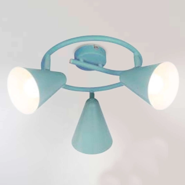 LAMPA sufitowa AMOR 98-63359 Candellux metalowa OPRAWA retro regulowane reflektorki szare