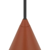 Wisząca lampa nad stół ZENITH 11456 trójkątna terakota