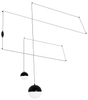 Lampa wisząca ścienna Bowl Duo MSE010100152 czarna biała