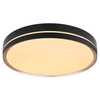 Minimalistyczna LAMPA sufitowa MANNI 41759-40 Globo metalowy plafon LED 40W 2700K - 6500K do salonu czarny