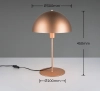 Stolikowa lampa NOLA 506290165 różowa kopuła 1xE27 do sypialni