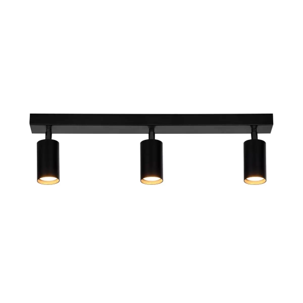 Ruchoma lampa sufitowa Monti K-4727 Kaja czarne reflektorki na listwie