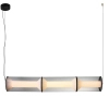 Podłużna wisząca lampa Aeris LP-2137/3L TR LED 40W CCT przezroczysta