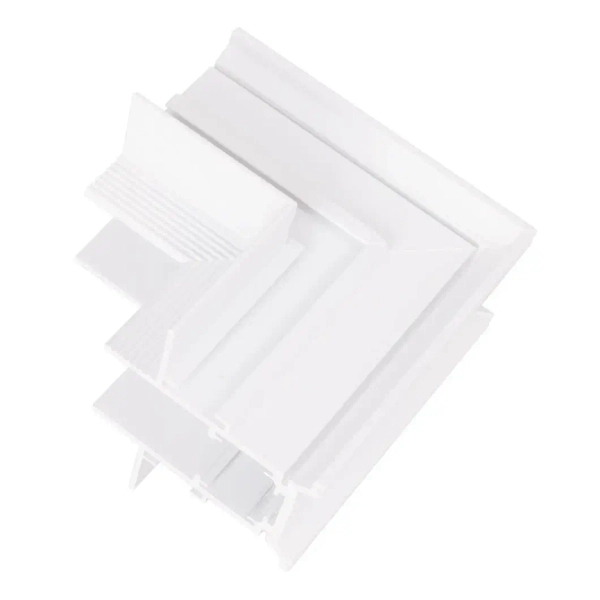Szynowy kątownik magnetyczny ściana-sufit MT0027 metalowy biały