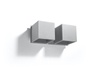 Kinkiet LAMPA ścienna SL.0658 loftowa OPRAWA metalowa cubes kostki szare