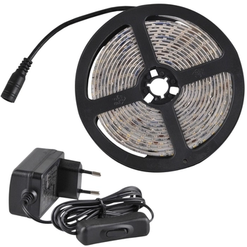 Taśma elastyczna LED 319197 Polux z włącznikiem 23W 4000K barwa neutralna 3m zasilacz