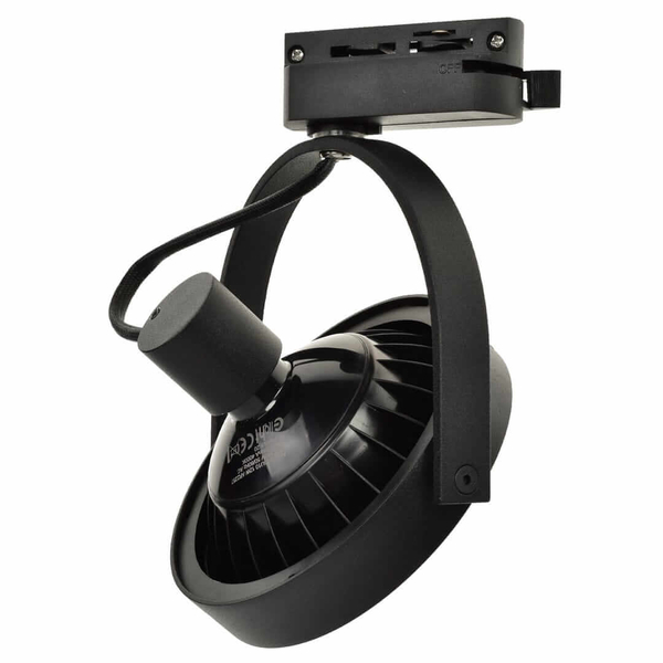 Szynowa lampa sufitowa Lugar ML5702 1-fazowa okrągła czarny