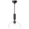 Loftowa lampa wisząca Jude ALM-JUDE-P-MB-CL szklana czarna