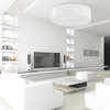 Okrągły plafon tkaninowy Rondo 3330 TK Lighting minimalistyczny biały