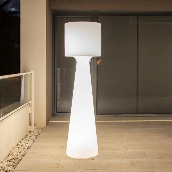 Podłogowa lampa ogrodowa GRACE 3101 LED 35W 2800-3000K IP65 biała