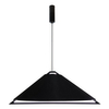 Regulowana lampa wisząca Ponte 5049 Dohar LED 23W 3000K czarna