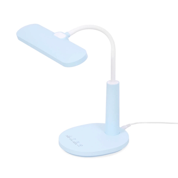 Ledowa lampka biurkowa Milo K-BL1521 NIEBIESKI LED 10W 3000-5700K niebieska