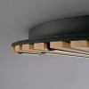 Okrągła lampa sufitowa Q-AKUSTIK brązowa 6421-79 1xLED 38W 2700-5000K CCT