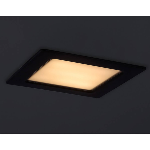 Kwadratowa lampa sufitowa SHAUN2 71229 LED 6W 3000K wpust czarny
