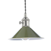 Antyczna lampa do kuchni Hadano HAD0161-07 Dar Lighting zielony szary