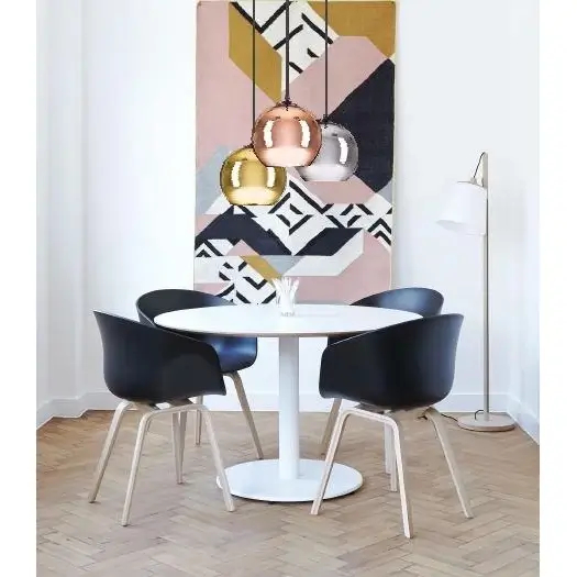 Lampa wisząca do salonu Glow ST-9021-S copper Step kulista mirror miedziana