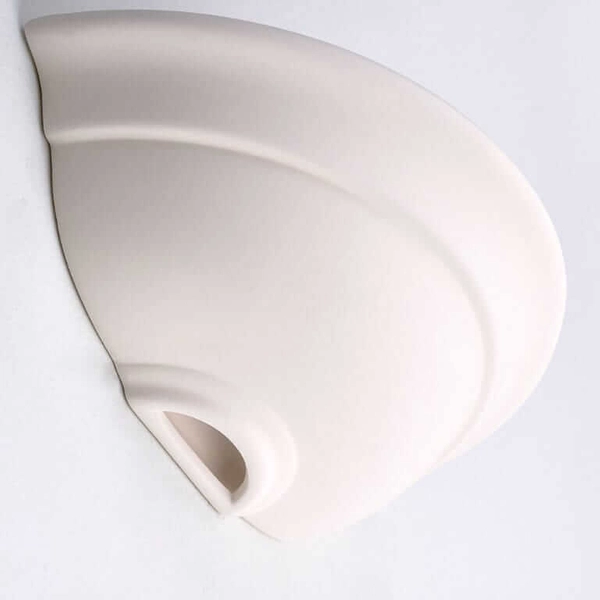 Ceramiczny kinkiet ścienny Hillside UG-WB-G Endon góra-dół biały