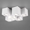 Nasufitowa lampa FERNANDO 604900631 Trio prostokąty do jadalni biały