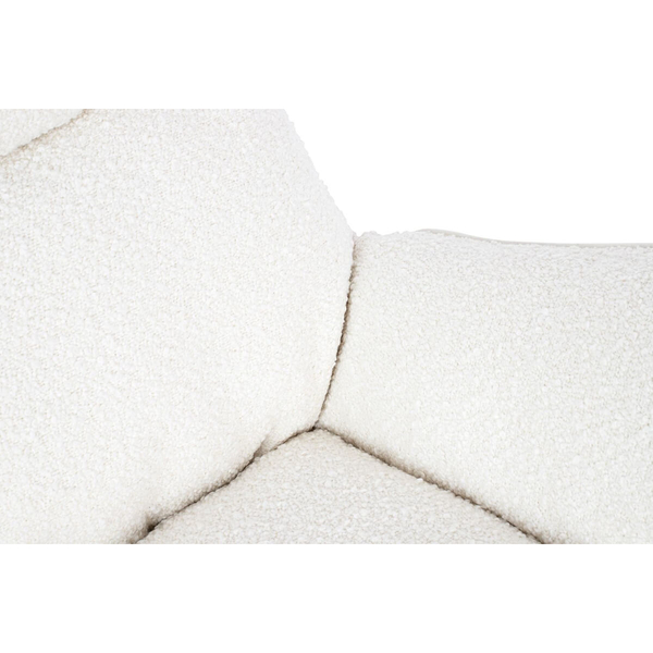 Sypialniany fotel Otilia Teddy KH0101009495 do karmienia biały brązowy