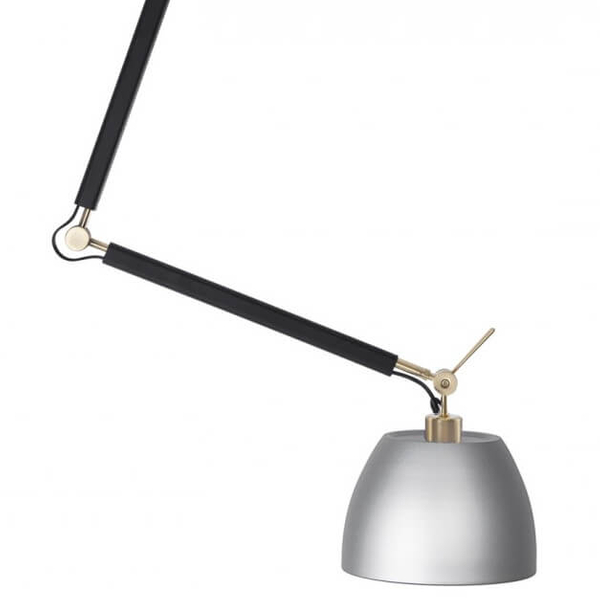 Metalowa lampa wisząca Zyta AZ4189+AZ2593 do kuchni czarna aluminium