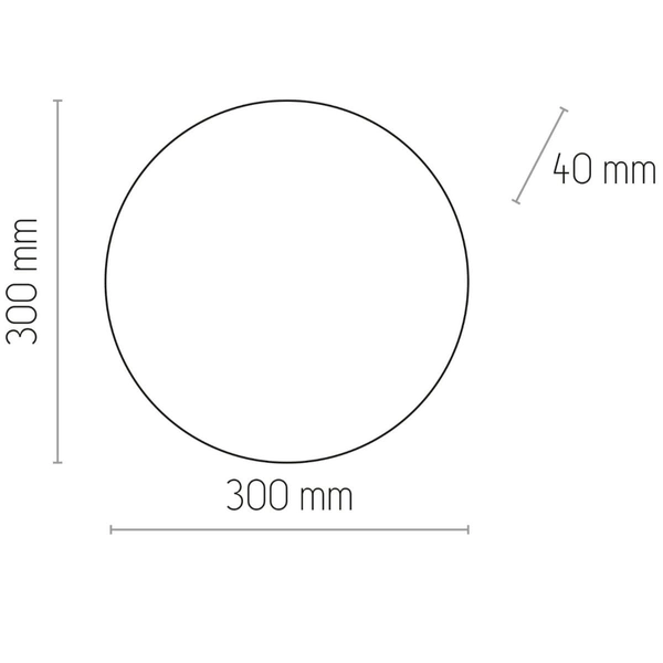 Okrągła lampa ścienna Luna 3377 TK Lighting książycowa drewniana