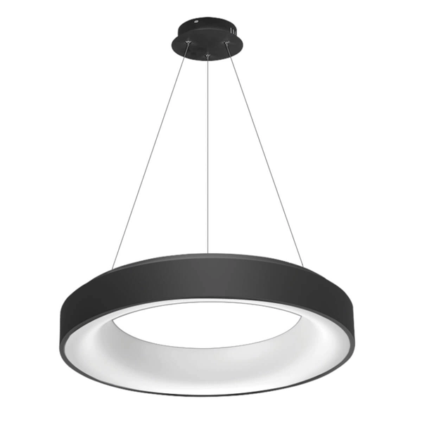 Ledowa lampa wisząca Sovana AZ3552 50W 2300-6500K ring do jadalni czarna